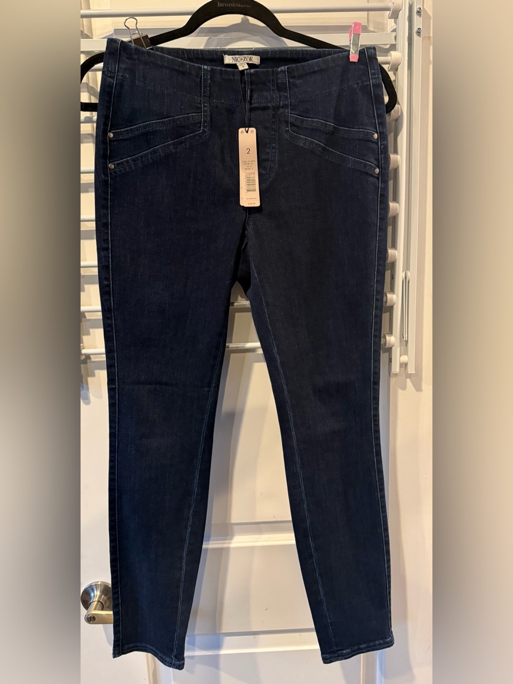 NIC+ZOE Dark Indigo Skinny Jeans